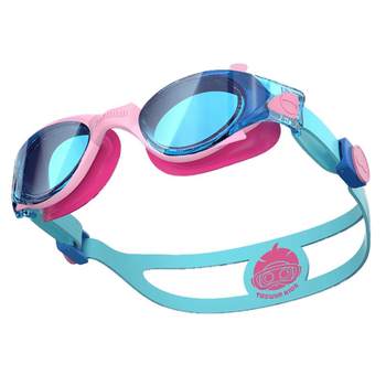 toswim children's swimming goggles with large frame fit comfortably