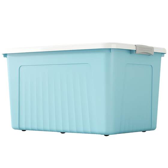 
Thickened extra large storage box household plastic clothes quilt organizer box snack toy large capacity storage box