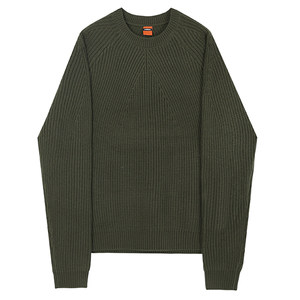 MRCYC round neck sweater men's solid color sweater Korean trendy loose bottoming shirt autumn and winter new jacket