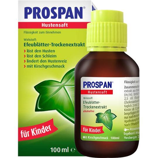Prospan Green Leaf Syrup 100ml - บรรเทาอาการไอสำหรับทุกวัย - เยอรมนี