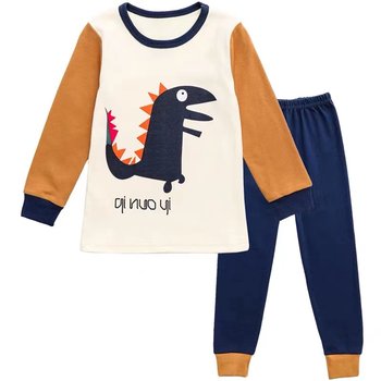 100%pure cotton whole cotton !! Boys dinosaur autumn clothes and autumn pants
