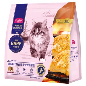 
Maifudi Barf Bafu full price low-temperature baking cat food nutritious chicken cod crispy pigeon adult kitten 1.5kg