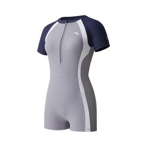 Anta slim waist丨one-piece swimsuit women's new conservative flesh-covering slimming swimming shorts flat corner professional swimsuit