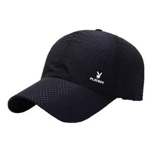 
Playboy Hat Men's Sun Hat Anti-UV Outdoor Baseball Cap Adjustable Mesh Sports Peaked Hat