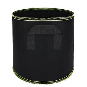 
Planting bag thickened green edge black five-wire non-woven fabric tree root control seedling flower pot extra large felt flower planting