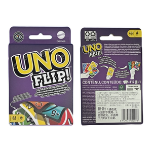 
Mattel genuine UNO playing cards FLIP double-sided flip card happy party offline team building board game parent-child game