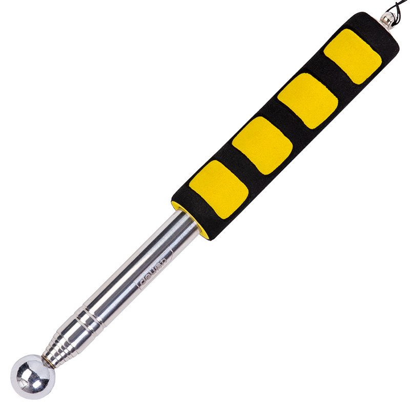 Fonyiunce Marteau Détection Tambour Creux Télescopique 120cm - Pour Inspection Murs, Décoration - Acier Inox
