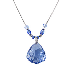 lovebuff Qi Yu's surrounding sea god necklace Sea god's heart shell pendant fan peripheral necklace birthday gift