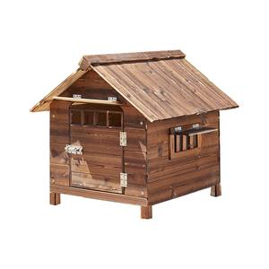Outdoor dog house outdoor indoor rainfall sunscreen solid wood pet nest cat nest cat house dog nest pet products dog house
