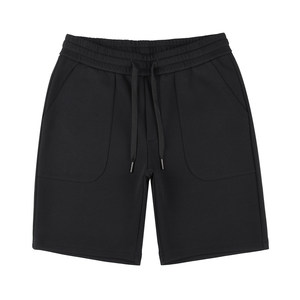 
Reddy Boer Men's Casual Shorts 2025 Summer New Elastic Lace-up Solid Color Cloud-Sensing Mid-Waist Straight Shorts