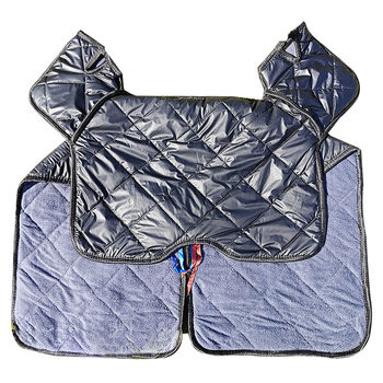 125 large motorcycle windshield quilt with velvet added in winter