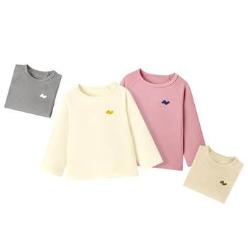 Nido Bear children's cashmere raglan sleeve bottoming shirt