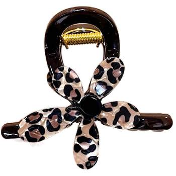 Leopard pattern flower grabbing ~ Sweet and cool style weld on the head