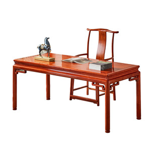 
Burmese rosewood desk Chinese style solid wood large fruit rosewood desk mahogany writing desk home calligraphy painting desk