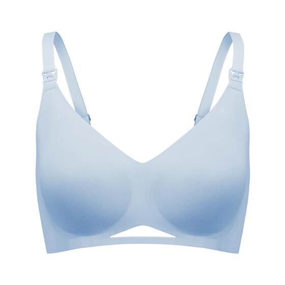 Manxi anti-gravity ice cup breathable nursing bra for pregnant women anti-sagging bra for postpartum breastfeeding summer thin
