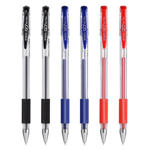 Chenguang official neutral pens Q7 Water pen warhead Student use a brushing pen to sign the pen water carbon black pen 0.5mm core test special teacher red ball bead pen office supplies stationery stationery
