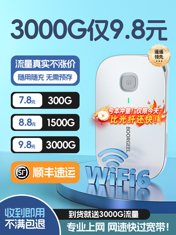 【Бесплатная доставка SF Express】 Портативный Wi-Fi 2025 новая мобильная портативная беспроводная сеть Wi-Fi национальная универсальная высокоскоростная беспроводная сеть передачи данных расширенная беспроводная карта wi-fi6-бесплатная сетевая карта передачи данных 4g Изображение 1