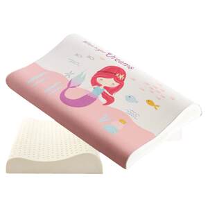 Children's pillow spine protection latex pillow for infants 0-3-6-12 years old and above, children, students and babies, suitable for all seasons