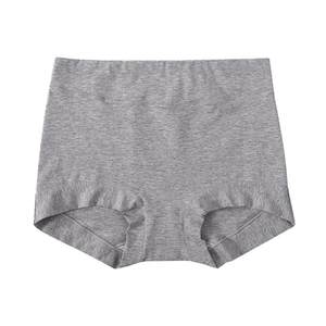 Boxer underwear for women pure cotton antibacterial high waist belly tightening belly lifting silk crotch women's markless shorts antibacterial