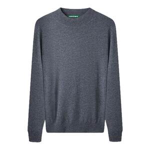 
Chunzhu 100% sheep wool 26 new autumn and winter half turtleneck casual all-match solid color warm sweater men's woolen sweater