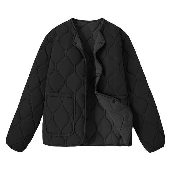 
Baleno cotton-padded jacket for men in winter, designed for couples, gourd flower cotton-padded jacket for men, lightweight baseball collar, thickened jacket LF