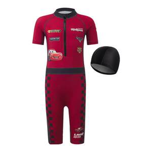 
Aimu Children's Racing General Story IP Joint Swimsuit Short Sleeve Shorts Boy One-piece/Clone Set Chlorine-resistant