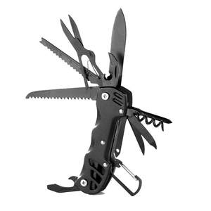 Outdoor multifunctional knife Swiss sabers portable wild survival folding knife bottle opening tool EDC combination tool
