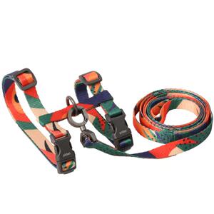 pidan walking cat rope H -shaped defense break free vest camouflage cat chain cat traction rope set outdoor pet supplies
