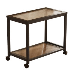 Sofa side cabinet small table movable small round table with wheels side table coffee table living room 2025 new coffee dining side table
