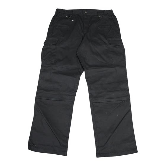 
Foreign trade spring and autumn large size workwear style pure cotton canvas stretch skateboard pants thickened multi-pocket loose straight training pants for men