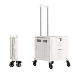 Zhifan foldable silent metal universal wheel shopping cart