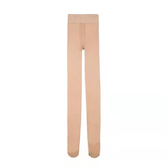 Supernatural bare legs and naked feeling artifact spring and autumn thin button-down leggings for women double-layered flesh-colored stockings plus velvet for winter