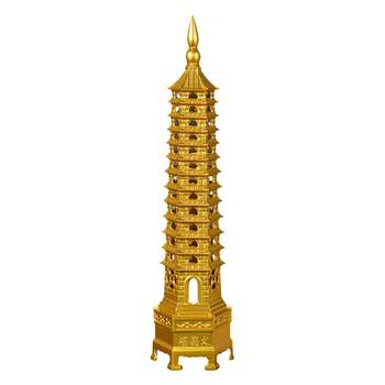 Putuo Mountain 13-layer brass Wenchang Tower ornament crafts
