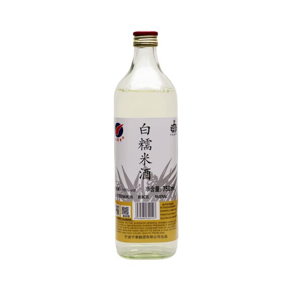 
Ningbo's native white glutinous rice wine pure grain brewed low-alcohol confinement wine 750ml glass bottled wine
