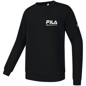 
FILA official men's pullover sweatshirt 2025 autumn new sports fitness knitted long-sleeved top
