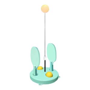 Table tennis trainer tumbler fixed student home lazy hand artifact double single practice device self-training device