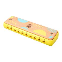 Hape Children's Blues Harmonica Baby Wooden Educational Toy Portable Boys And Girls Infant Mouth Organ