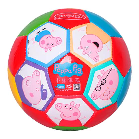 Piggy Peppa Pig Children's Ball Football Baby Colorful 1-3 Years Old Kindergarten Pat Ball Special No. 2 Ball Toy
