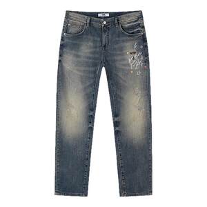 
KARL LAGERFELD [cotton] old faded trendy denim trousers 25 early autumn new style Galeries Lafayette men's clothing