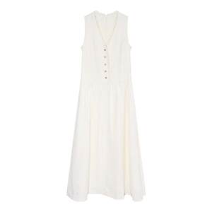 
Eryang Design [Rouche] French lace V-neck cotton and linen dress for women's summer high-end sleeveless vest long skirt