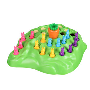 Rabbit Trap Turn Carrot Toy Upgrade Version Totors and Hare Race Board Game Children's Puzzle Parent-Child Interactive Game Chess
