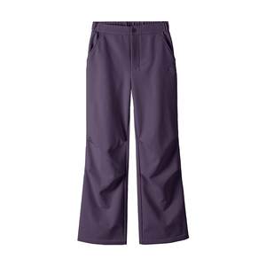 
Camel sports plus velvet pants for women's work suit straight paratrooper pants loose casual outdoor windproof waterproof warm mountaineering pants