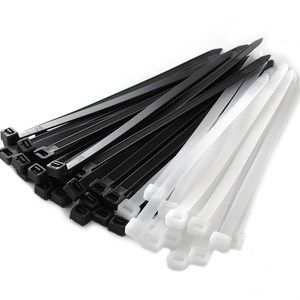 Plastic black plastic buckle cable tie nylon gardening tensioner white cable tie buckle self-locking national standard