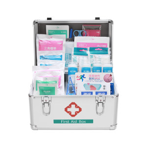 
First aid box household large-capacity medicine storage box enterprise factory medicine box emergency medical box home medicine box