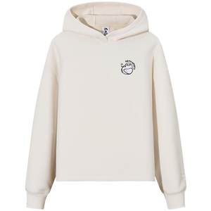 安踏雪鸮卫衣丨休闲摇粒绒套头衫女款冬季加绒宽松抓绒衣运动上衣