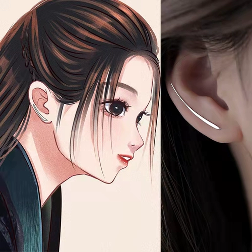 Универсальные небольшие дизайнерские серьги, простой и элегантный дизайн, коллекция 2022, тренд сезона