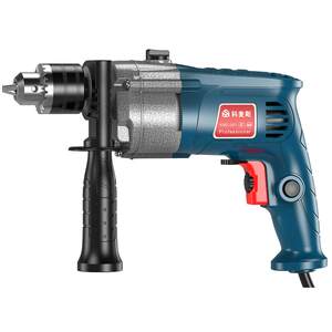 Impact drilling multifunctional flashlight drilling electric shift home electric tool screwdriver 220V pistol electric drill small electric hammer