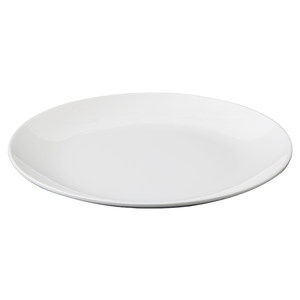 Melamine hotel buffet plate commercial special catering hotel hot pot side dishes tableware rice plate white round