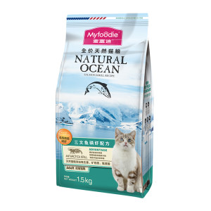 
McFoody Cat Food 10kg Salmon Krill Natural Cat Food Maine Coon British Shorthair Adult Cats and Kittens Special Nutritional Staple Food