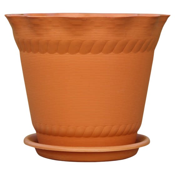 New Roman plastic flower pot thickened durable balcony living room succulent green ivy flower pot resin large special clearance